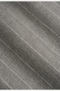 SUITSUPPLY Ames Hose Hellgrau Gestreift Kordelzug-Männlich Jeans & Casual Hosen