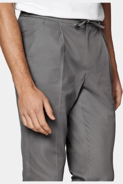 SUITSUPPLY Ames Hose Mittelgrau Mit Kordelzug-Männlich Jeans & Casual Hosen
