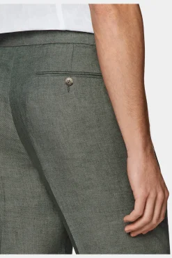 SUITSUPPLY Ames Hose Mittelgrün Mit Kordelzug-Männlich Jeans & Casual Hosen