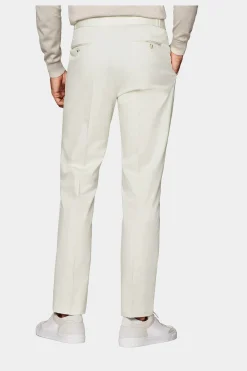 SUITSUPPLY Ames Hose Off-White Mit Kordelzug-Männlich Jeans & Casual Hosen