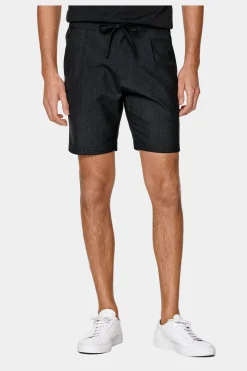 SUITSUPPLY Ames Shorts Dunkelgrau Kordelzug-Männlich Shorts