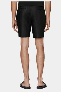 SUITSUPPLY Ames Shorts Schwarz Kordelzug-Männlich Shorts