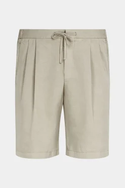 SUITSUPPLY Aveiro Shorts Sand Bundfalte-Männlich Shorts