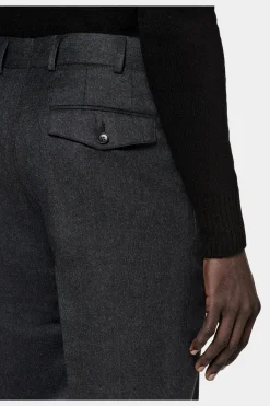 SUITSUPPLY Blake Hose Dunkelgrau-Männlich Elegante Hosen