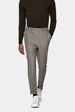 SUITSUPPLY Blake Hose Hellbraun-Männlich Elegante Hosen