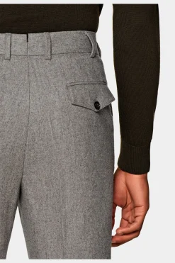 SUITSUPPLY Blake Hose Hellbraun-Männlich Elegante Hosen