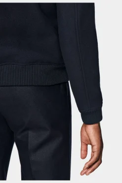 SUITSUPPLY Bomberjacke Navy-Männlich Casual Jacken