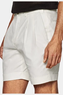 SUITSUPPLY Bosa Shorts Off-White-Männlich Shorts