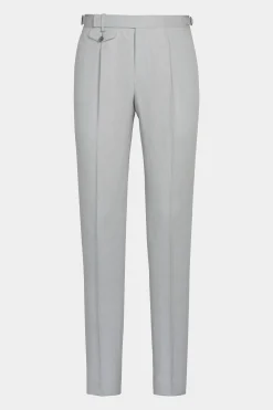 SUITSUPPLY Brentwood Hose Hellgrau Mit Bundfalte-Männlich Elegante Hosen