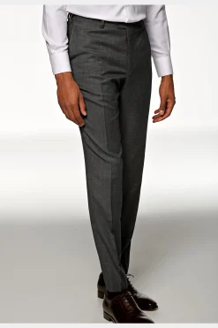 SUITSUPPLY Brescia Anzughose Dunkelgrau Birdseye-Muster-Männlich Anzughosen