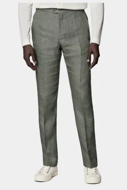 SUITSUPPLY Brescia Hose Mittelgrün-Männlich Elegante Hosen