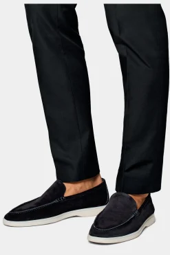 SUITSUPPLY Brescia Hose Navy-Männlich Elegante Hosen