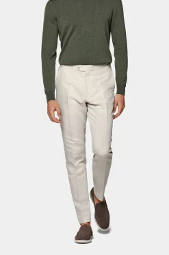 SUITSUPPLY Brescia Hose Sandfarben-Männlich Elegante Hosen