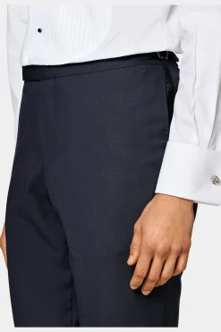 SUITSUPPLY Brescia Smokinghose Navy-Männlich Smokinghosen