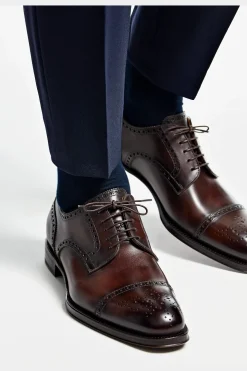 SUITSUPPLY Brogue Derby Braun-Männlich Schnürschuhe & Monks