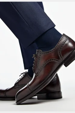 SUITSUPPLY Brogue Derby Braun-Männlich Schnürschuhe & Monks