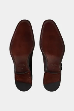 SUITSUPPLY Brogue Double Monk Strap Braun-Männlich Schnürschuhe & Monks