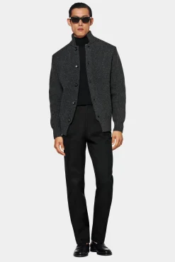 SUITSUPPLY Cardigan Dunkelgrau-Männlich Cardigans & Troyer