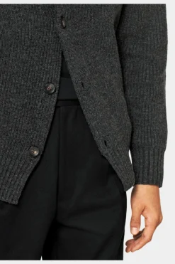 SUITSUPPLY Cardigan Dunkelgrau-Männlich Cardigans & Troyer