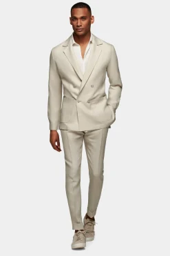 SUITSUPPLY Casual Anzug Mittelbraun-Männlich Casual Anzüge