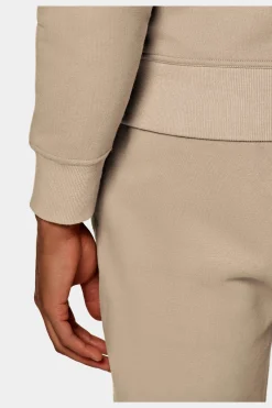 SUITSUPPLY Casual Set Hellbraun-Männlich Rundhals