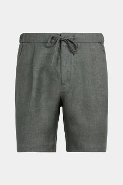 SUITSUPPLY Casual Set Mittelgrün-Männlich Leinenanzüge