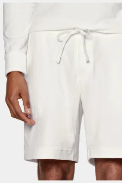 SUITSUPPLY Casual Set Poloshirt Langarm Weiß-Männlich Poloshirts