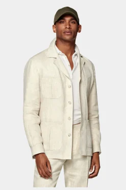 SUITSUPPLY Casual Set Sand-Männlich Casual Anzüge