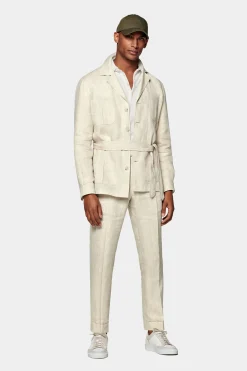 SUITSUPPLY Casual Set Sand-Männlich Casual Anzüge