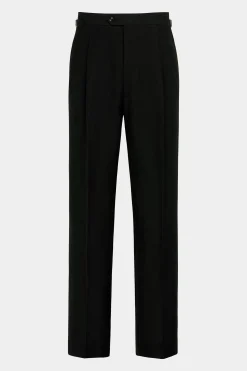 SUITSUPPLY Casual Set Schwarz-Männlich Leinenanzüge
