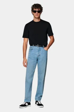 SUITSUPPLY Charles Jeans Hellblau 5-Pocket-Männlich Bestseller-Hosen