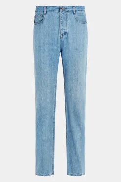 SUITSUPPLY Charles Jeans Hellblau 5-Pocket-Männlich Bestseller-Hosen