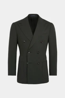 SUITSUPPLY Custom Made Anzug Dunkelgrün-Männlich Business Anzüge