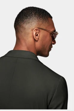 SUITSUPPLY Custom Made Anzug Dunkelgrün-Männlich Business Anzüge