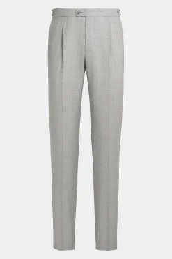 SUITSUPPLY Custom Made Anzug Hellgrau-Männlich Business Anzüge