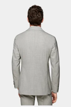 SUITSUPPLY Custom Made Anzug Hellgrau-Männlich Business Anzüge