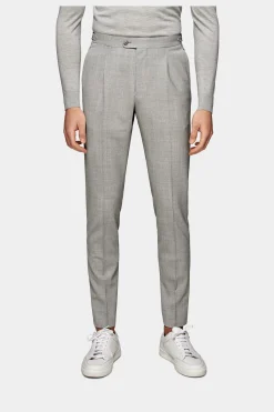 SUITSUPPLY Custom Made Anzug Hellgrau-Männlich Business Anzüge