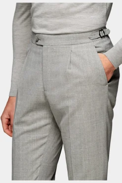 SUITSUPPLY Custom Made Anzug Hellgrau-Männlich Business Anzüge