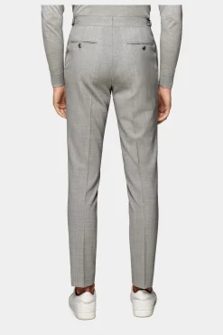 SUITSUPPLY Custom Made Anzug Hellgrau-Männlich Business Anzüge