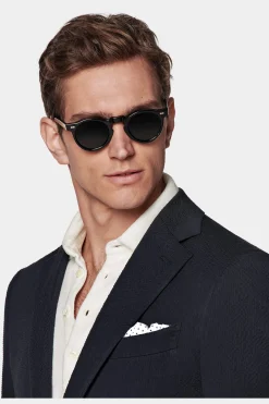 SUITSUPPLY Custom Made Anzug In Navy-Männlich Business Anzüge