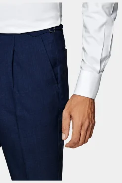 SUITSUPPLY Custom Made Anzug Mittelblau-Männlich Business Anzüge