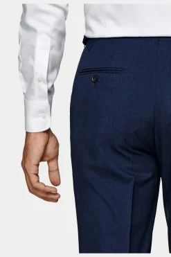 SUITSUPPLY Custom Made Anzug Mittelblau-Männlich Business Anzüge