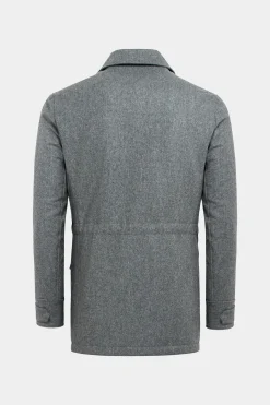 SUITSUPPLY Daunen-Fieldjacket Hellgrau-Männlich Casual Jacken