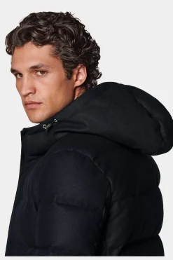 SUITSUPPLY Daunenjacke Lang Navy-Männlich Casual Jacken
