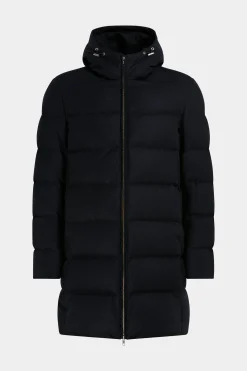 SUITSUPPLY Daunenjacke Lang Navy-Männlich Casual Jacken