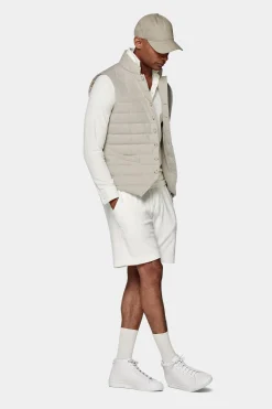 SUITSUPPLY Daunenweste Sand-Männlich Westen
