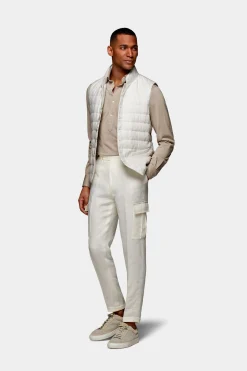SUITSUPPLY Daunenweste Weiss-Männlich Westen