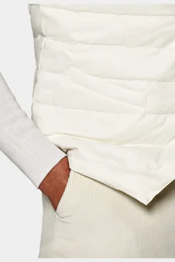 SUITSUPPLY Daunenweste Weiss-Männlich Westen