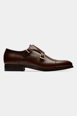 SUITSUPPLY Double Monk Strap Braun-Männlich Schnürschuhe & Monks