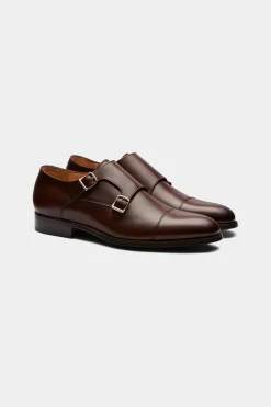 SUITSUPPLY Double Monk Strap Braun-Männlich Schnürschuhe & Monks